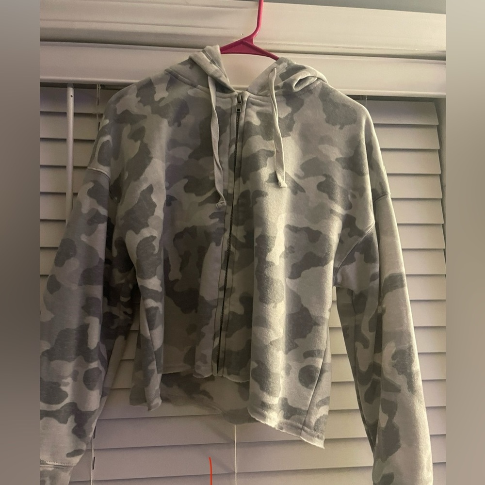 Camo Zip-Up Jacket